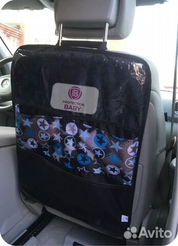 Защита спинки сиденья с карманами (планшет)