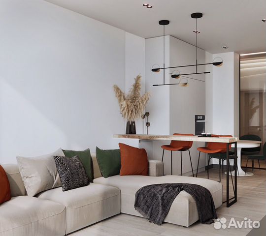 

2-к. квартира, 58 м², 3 кровати