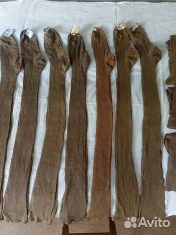 Чулки х/б, капроновые СССР новые,пояса винтаж