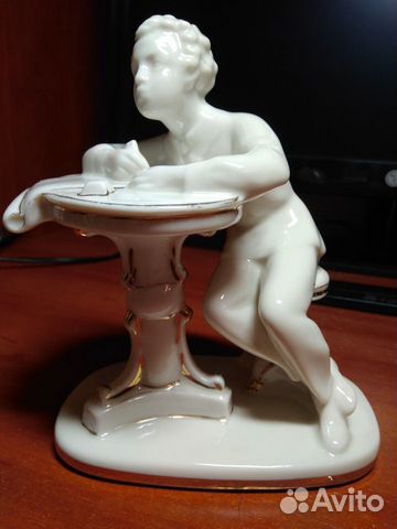 Статуэтка Юный Пушкин СССР лфз (1950-1960)