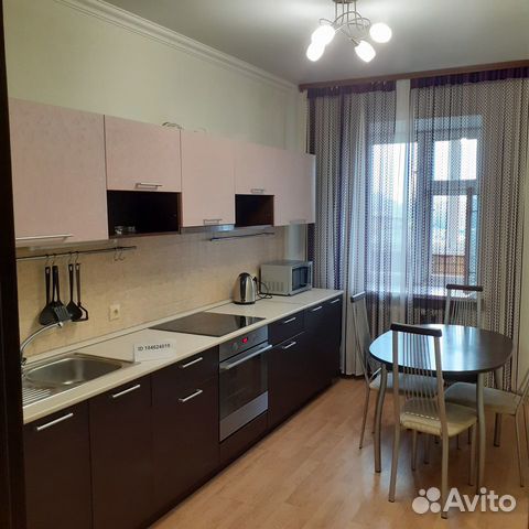 

1-к. квартира, 44 м², 2 кровати