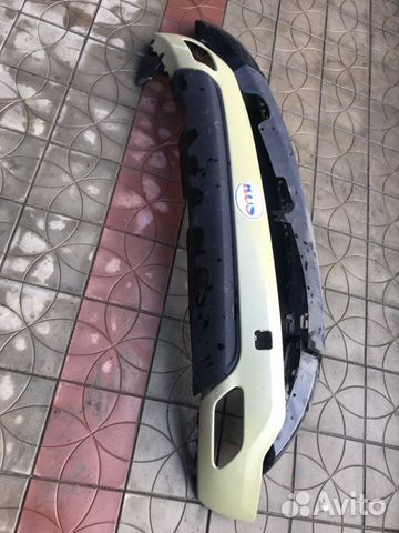 Задняя часть бампера на Ситроен с4 купе