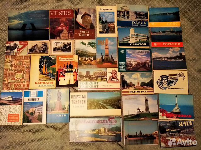 Буклеты Отелей, Путеводитель Открытки Города Набор