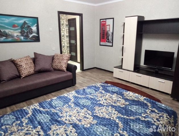 

1-к. квартира, 38 м², 2 кровати