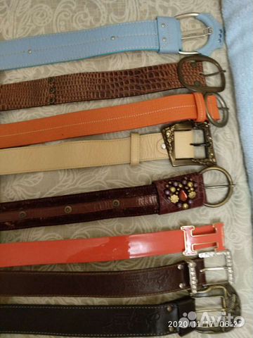 Ремень кожаный женский