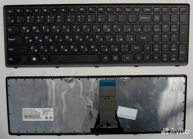 Клавиатура для ноутбука Lenovo G500S, G505S, S500