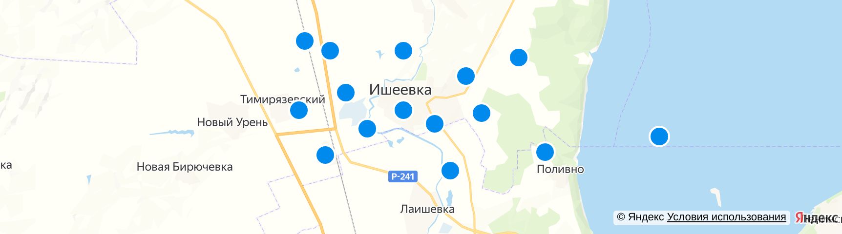 Ишеевка карта ульяновск