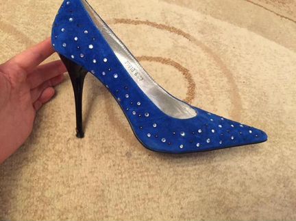 Туфли замшевые