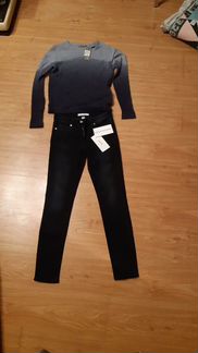 Новые джинсы и джемпер calvin klein