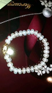 Браслет из натурального пресноводного жемчуга