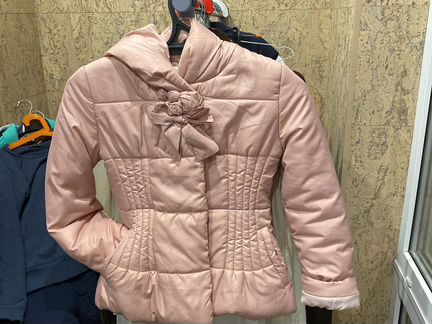 Куртка осень для девочки почти новая Мона Лиза 152