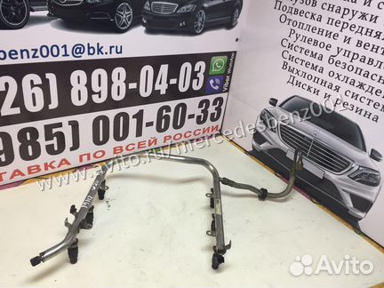 Рейка топливная A1120700095 MB с форсунками