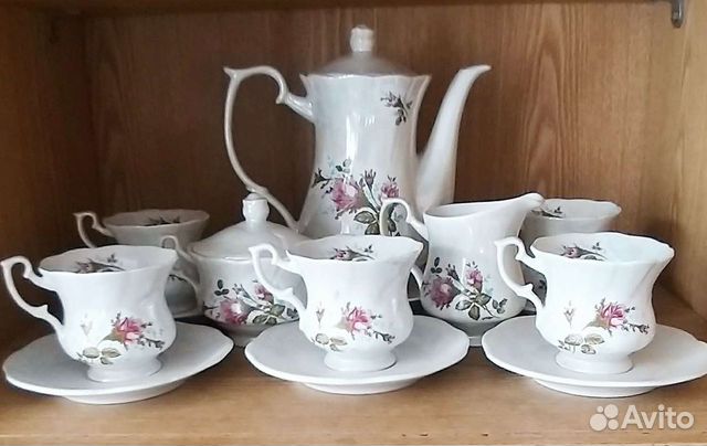 Фарфор. Сервиз чайный. Перламутровый