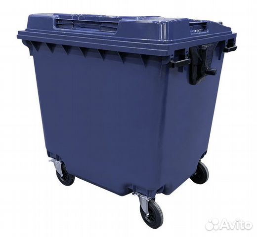 Мусорный контейнер 120 л., 1100 л. пластик