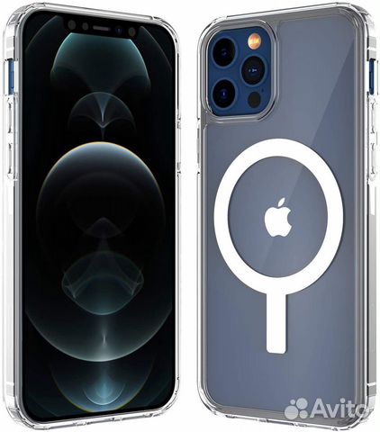 Прозрачный чехол MagSafe для iPhone 12 / 12 Pro