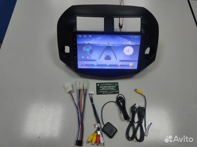 Магнитола Android Toyota RAV4 2005-2013