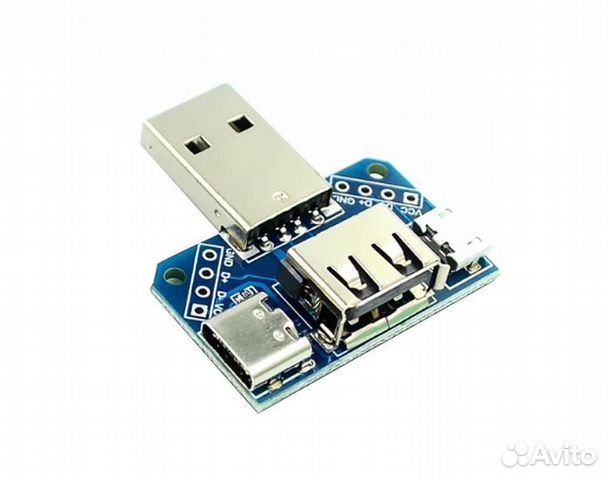 Адаптер USB - microUSB/Type-C