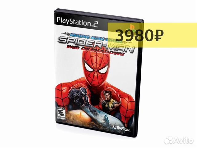 Spider-Man Web of Shadows, б/у, английский (PS2)