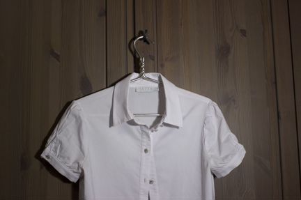 Школьная блузка белая в идеальном сост, х/б, р.146