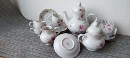 Кофейный сервиз гдр фарфор