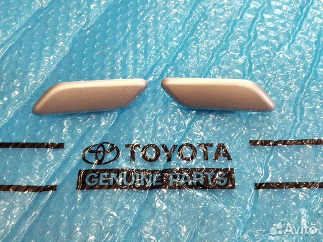 Крышки форсунок Прадо 150 серебро 2009-2013