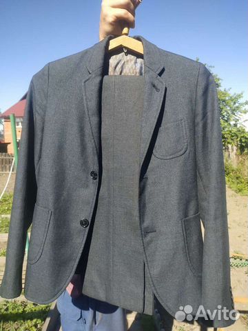 Костюм школьный 146 серый