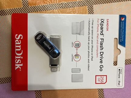 Флеш-накопитель SanDisk iXpand Flash Drive Go, 256