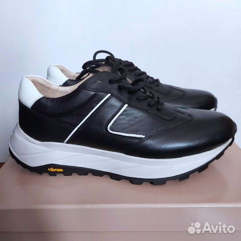 Кроссовки кожаные Эконика