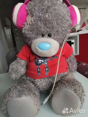 Мишка Тедди (колонки) подключал телефон и слушайте