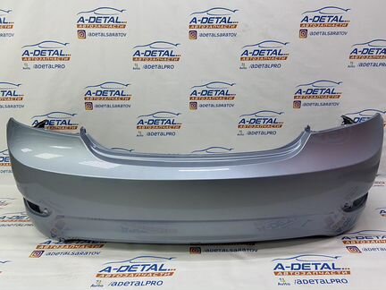 Бампер задний Hyundai Solaris (2011-14) Голубой