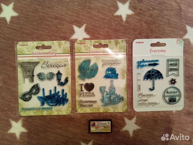 Штампы силиконовые/ наборы для творчества