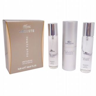 Духи набор Lacoste Pour Femme intense 3x20ml