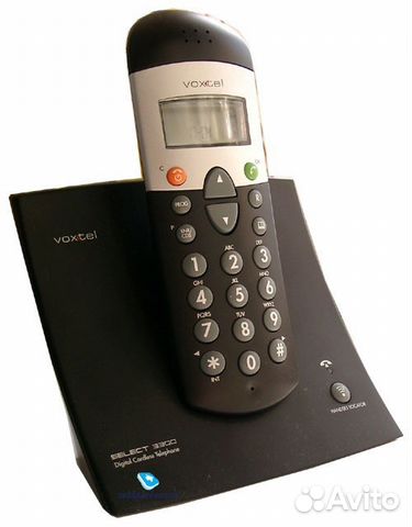 Радиотелефон dect Voxtel select 3300 twin black