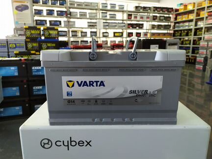 Аккумулятор 95Ач 850А AGM Varta silver Германия ор