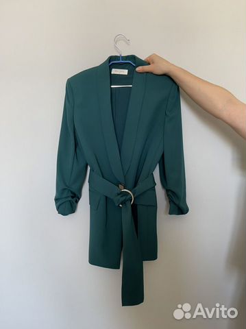 Брючный костюм женский 44 цвет- глубоко зеленый