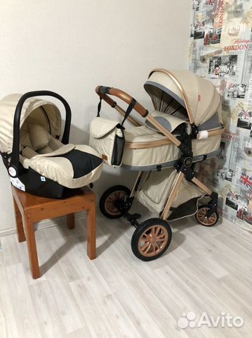Коляска новая 3в1 утеплённыая