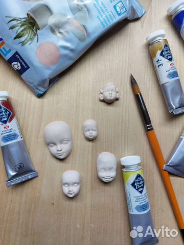 Личики для ватных игрушек