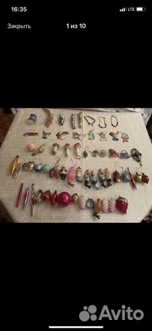 Елочные игрушки СССР