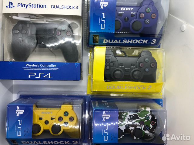 Джойстики sony ps2,ps3,ps4.Новый