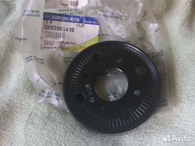 Шкив вентилятора под вискомуфту SsangYong D27DT