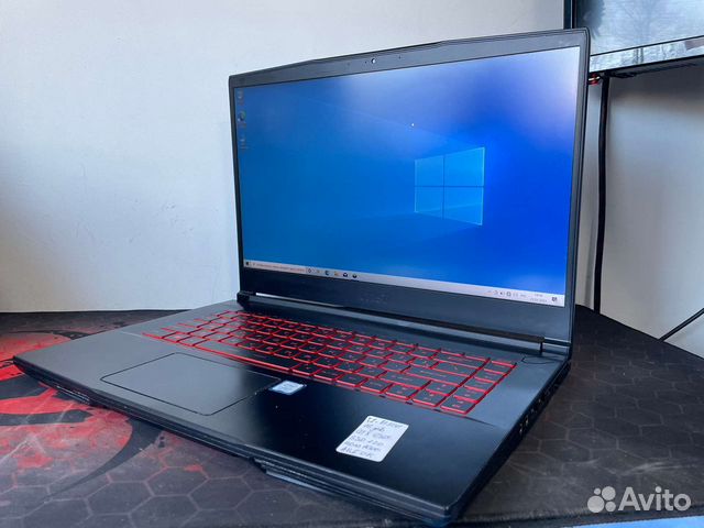Игровой ноутбук MSi i7-8750 16gb GTX1050ti 4gb SSD