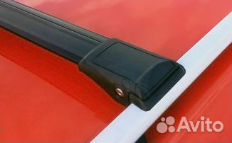 Багажник на рейлинги Shark черного цвета