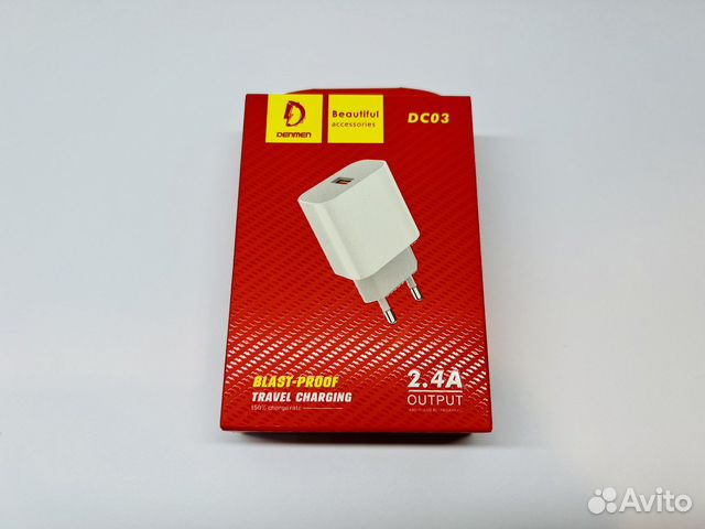 Сзу Denmen DC03, 5V, 2.4A, 1 USB