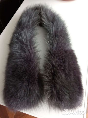 Меховой воротник песец