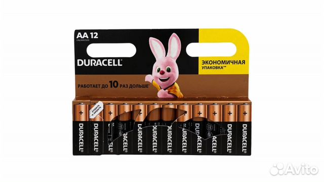 Батарейки аа duracell 12