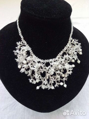 Колье из бисера