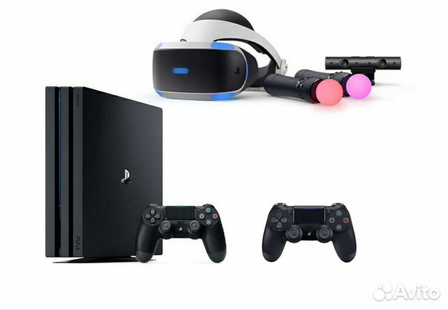 Sony playstation 4 pro 1tb and VR v2