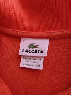 Поло lacoste