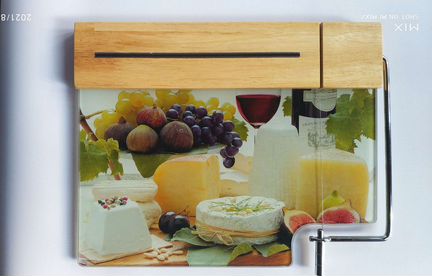 Доска стеклянная для резки сыра