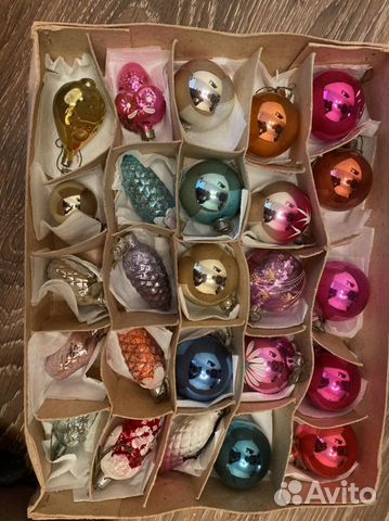 Набор елочных игрушек СССР